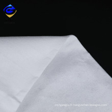 Tissu non-tissé Spunlace blanc uni pour lingettes humides et lingettes douces